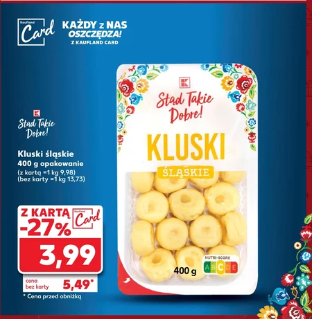 Kluski śląskie K-Stąd Takie Dobre