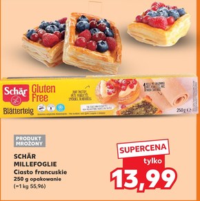 Schär Bezglutenowe ciasto francuskie 250 g niska cena