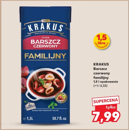 Krakus Zupa barszcz czerwony 1 l