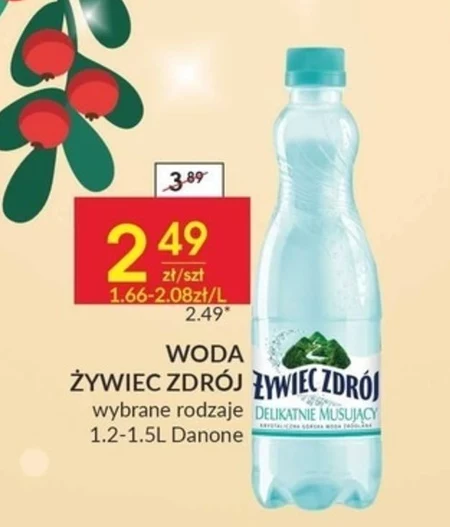 Żywiec Zdrój Niegazowany Woda źródlana 1,5 l