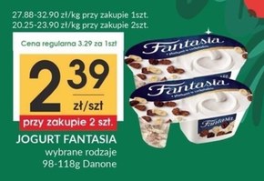 Fantasia Jogurt kremowy z jeżynami 118 g niska cena