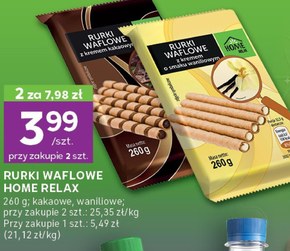 Rurki waflowe Home Relax niska cena