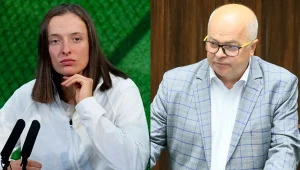 Iga Świątek i Tomasz Zimoch