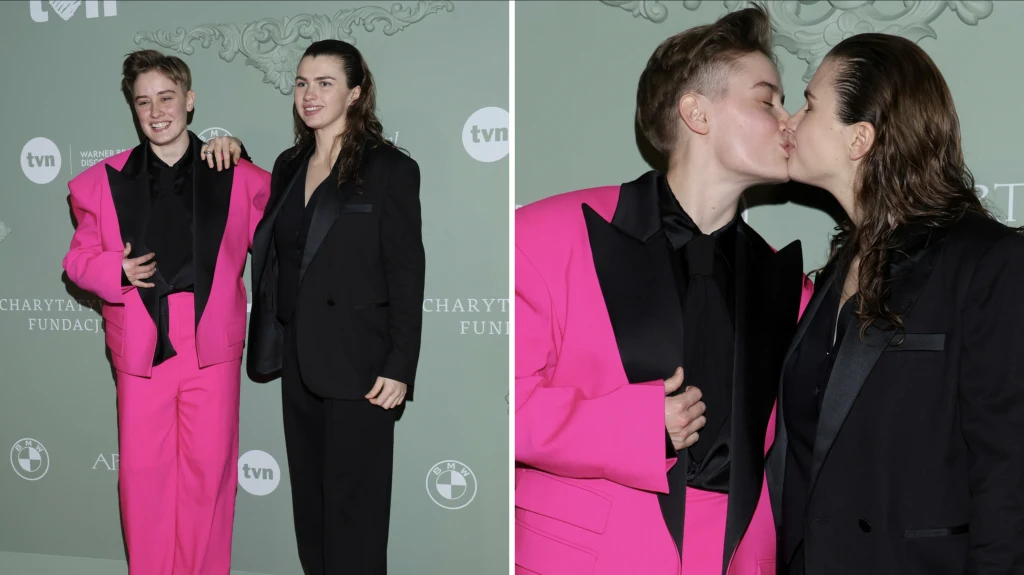 Katarzyna Zillmann i Julia Walczak na balu fundacji TVN