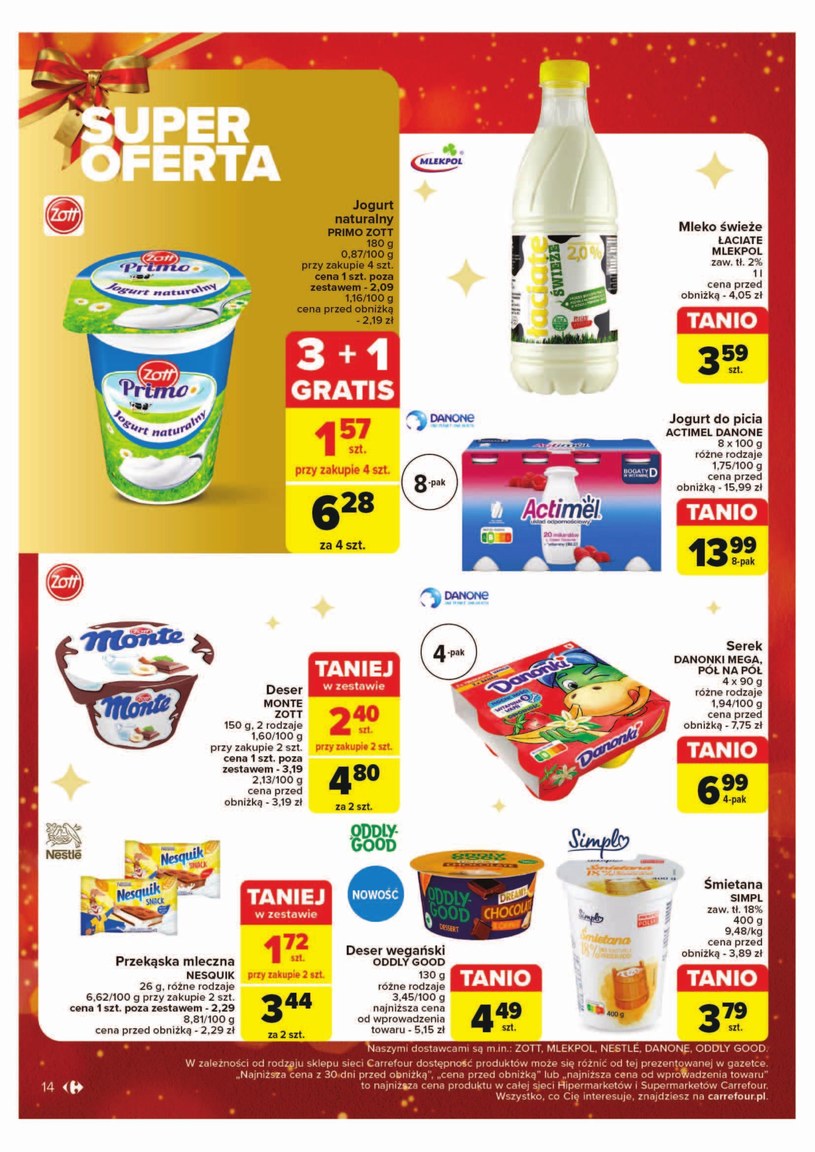 Gazetka: Najlepsze produkty na święta - Carrefour - strona 14