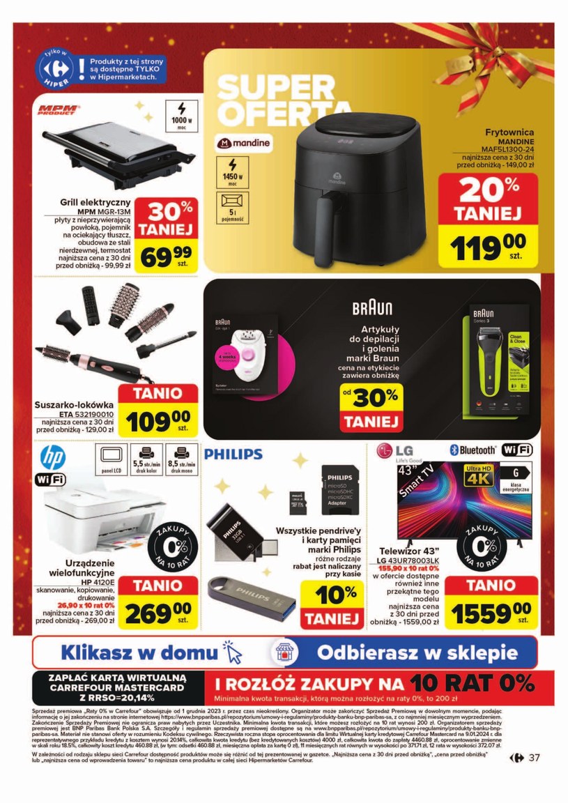 Gazetka: Wielkie promocje na grudzień - Carrefour Market - strona 37