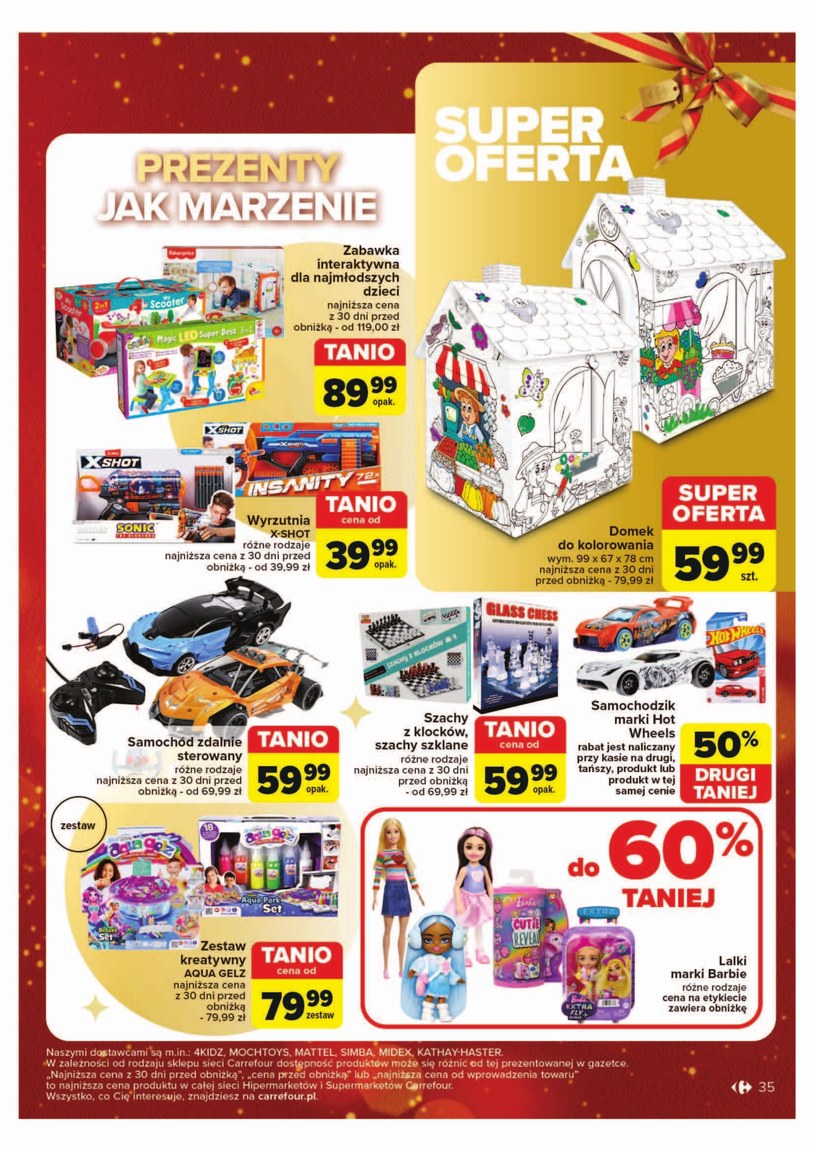 Gazetka: Wielkie promocje na grudzień - Carrefour Market - strona 35