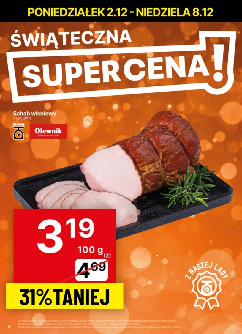 Gazetka: Świąteczne smaki w promocji - Delikatesy Centrum - strona 6