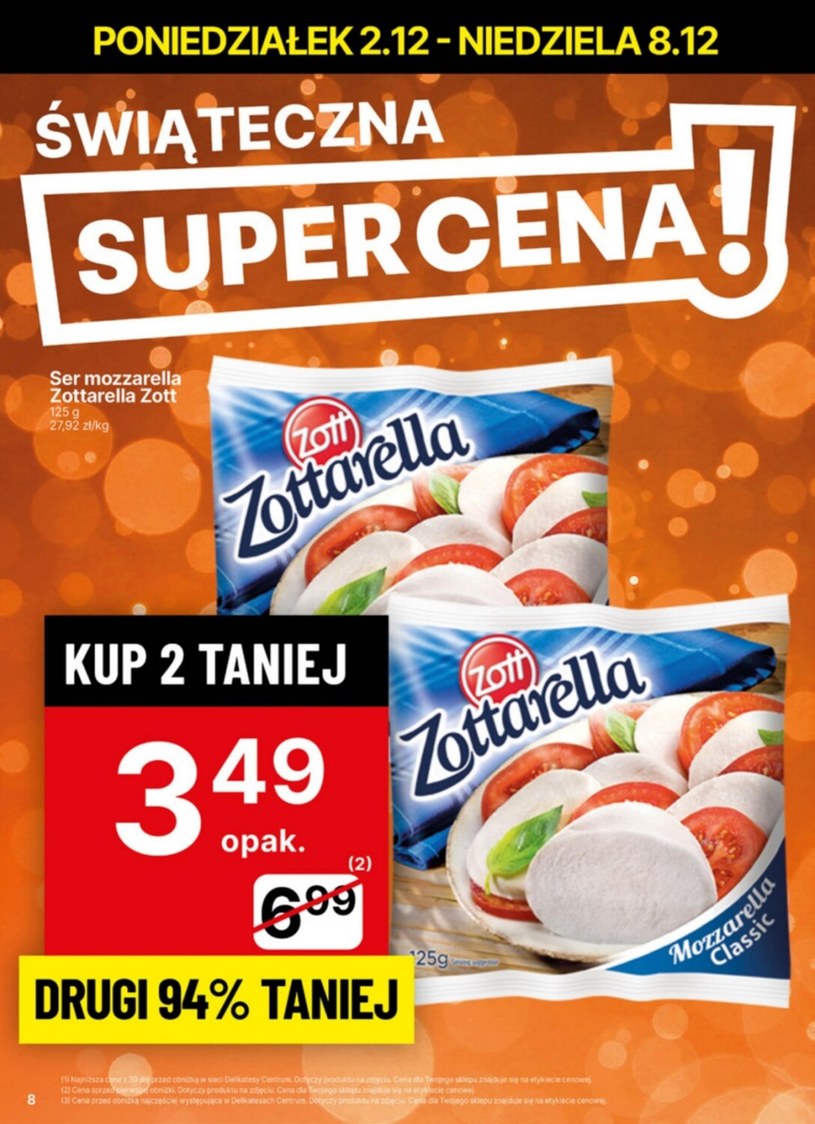 Gazetka: Świąteczne smaki w promocji - Delikatesy Centrum - strona 8