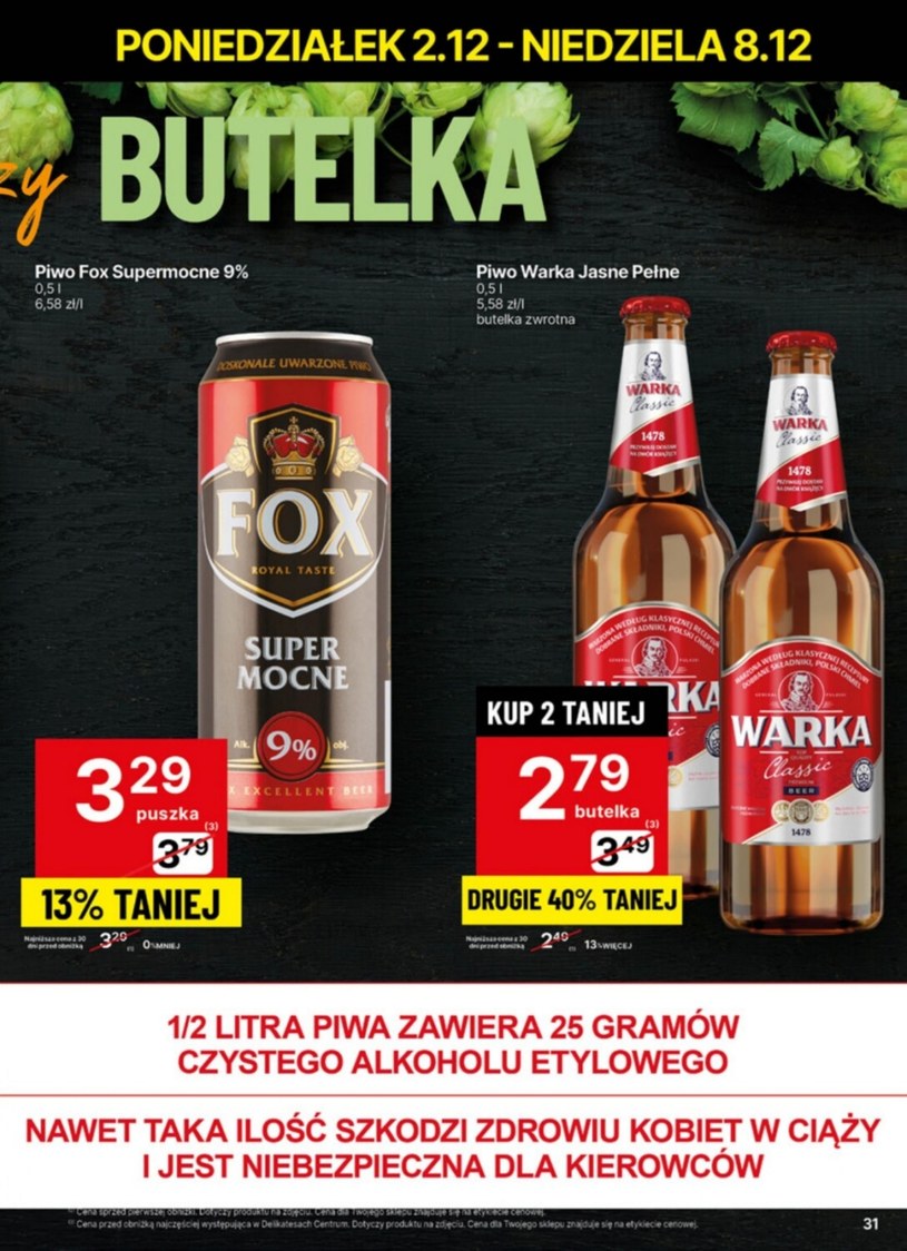 Gazetka: Świąteczne smaki w promocji - Delikatesy Centrum - strona 31