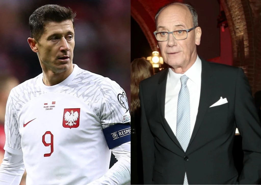 Robert Lewandowski i Dariusz Szpakowski Robert Lewandowski i Dariusz Szpakowski