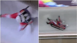 Wypadek za wypadkiem. Tak wyglądała rywalizacja Polaków w mikstach saneczkarskich