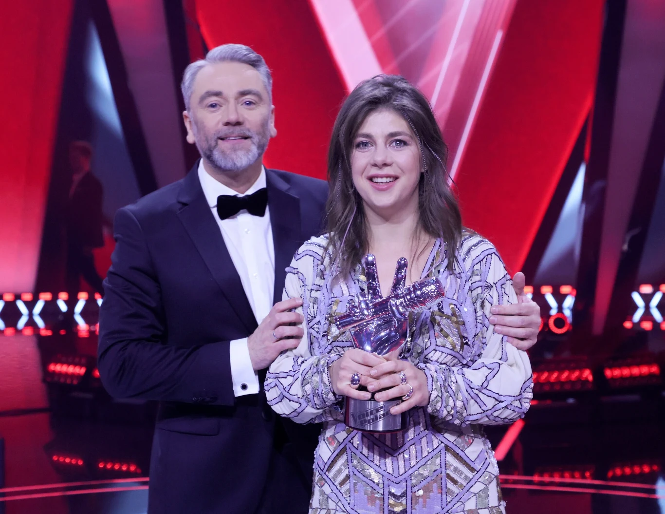 Anna Iwanek i Kuba Badach w finale "The Voice of Poland" Anna Iwanek i Kuba Badach w finale "The Voice of Poland"