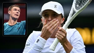 Kamil Majchrzak (na małym zdj.) wierzy, że Iga Świątek jest niewinna