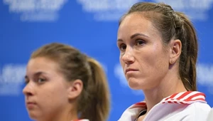 Katarzyna Kawa z prawe, obok Maja Chwalińska