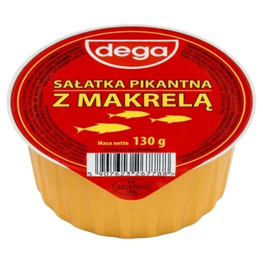 dega Sałatka pikantna z makrelą 130 g - 0