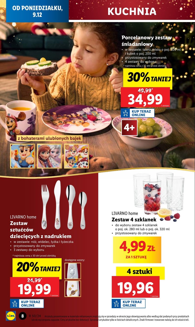 Gazetka: Kuchnia i dom w świątecznym stylu - Lidl - strona 8