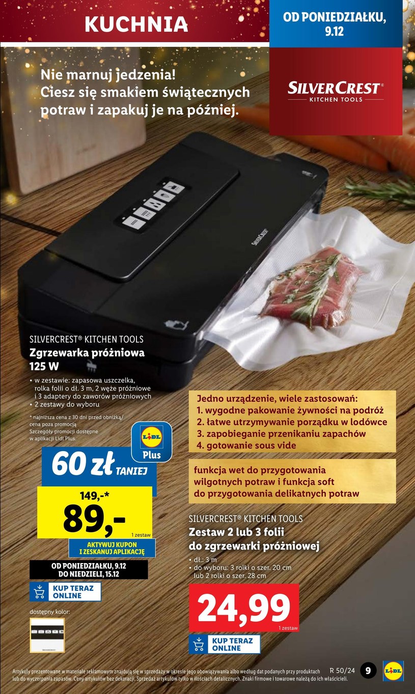 Gazetka: Kuchnia i dom w świątecznym stylu - Lidl - strona 9