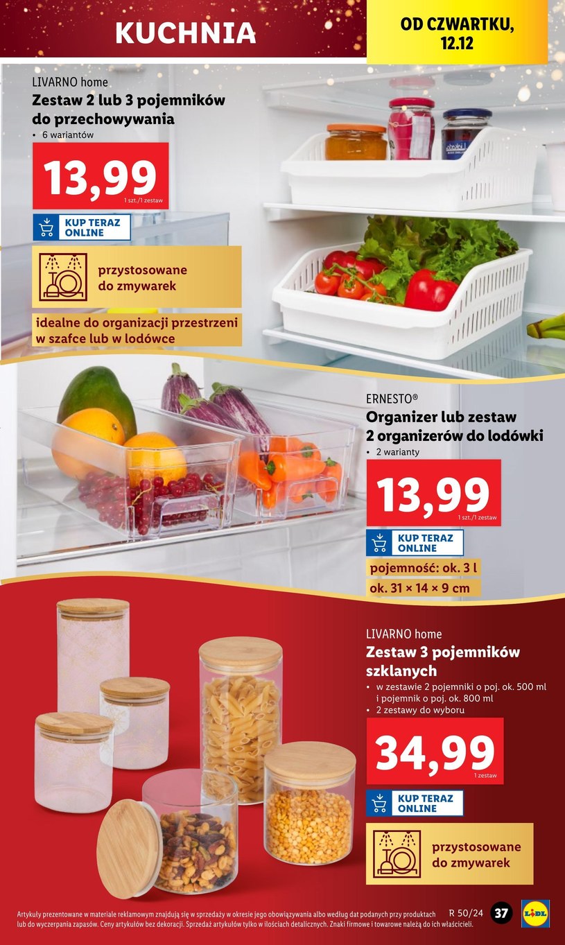 Gazetka: Kuchnia i dom w świątecznym stylu - Lidl - strona 39