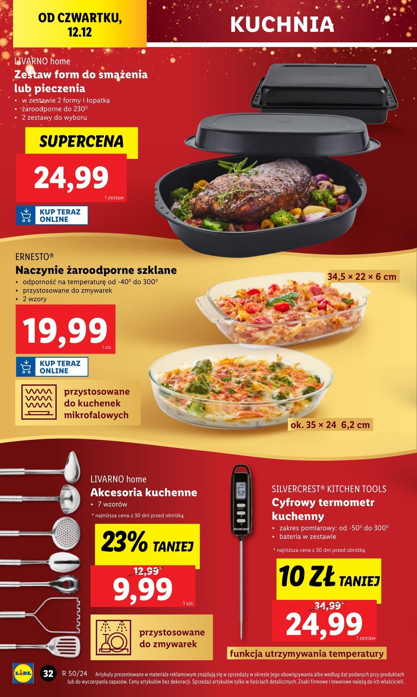 Gazetka: Kuchnia i dom w świątecznym stylu - Lidl - strona 34