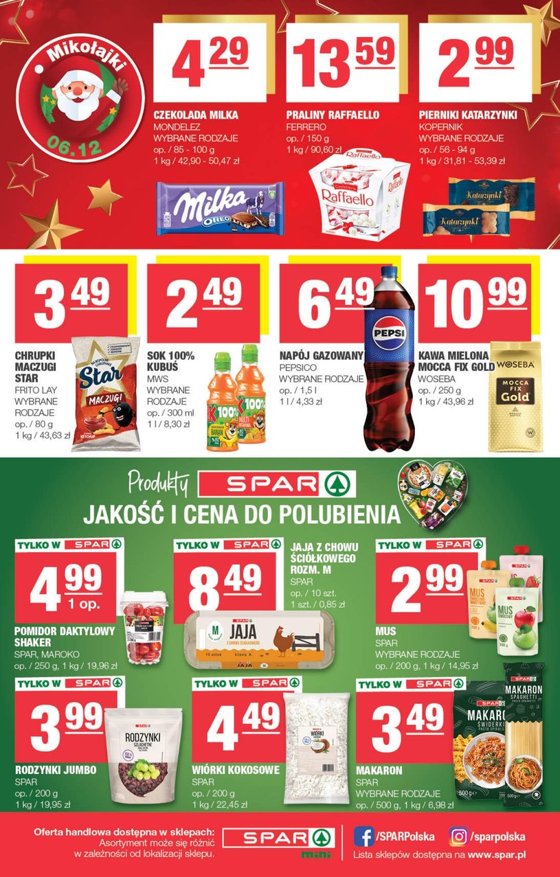 Gazetka: Mikołajkowe hity w Twojej okolicy - Spar mini - strona 4