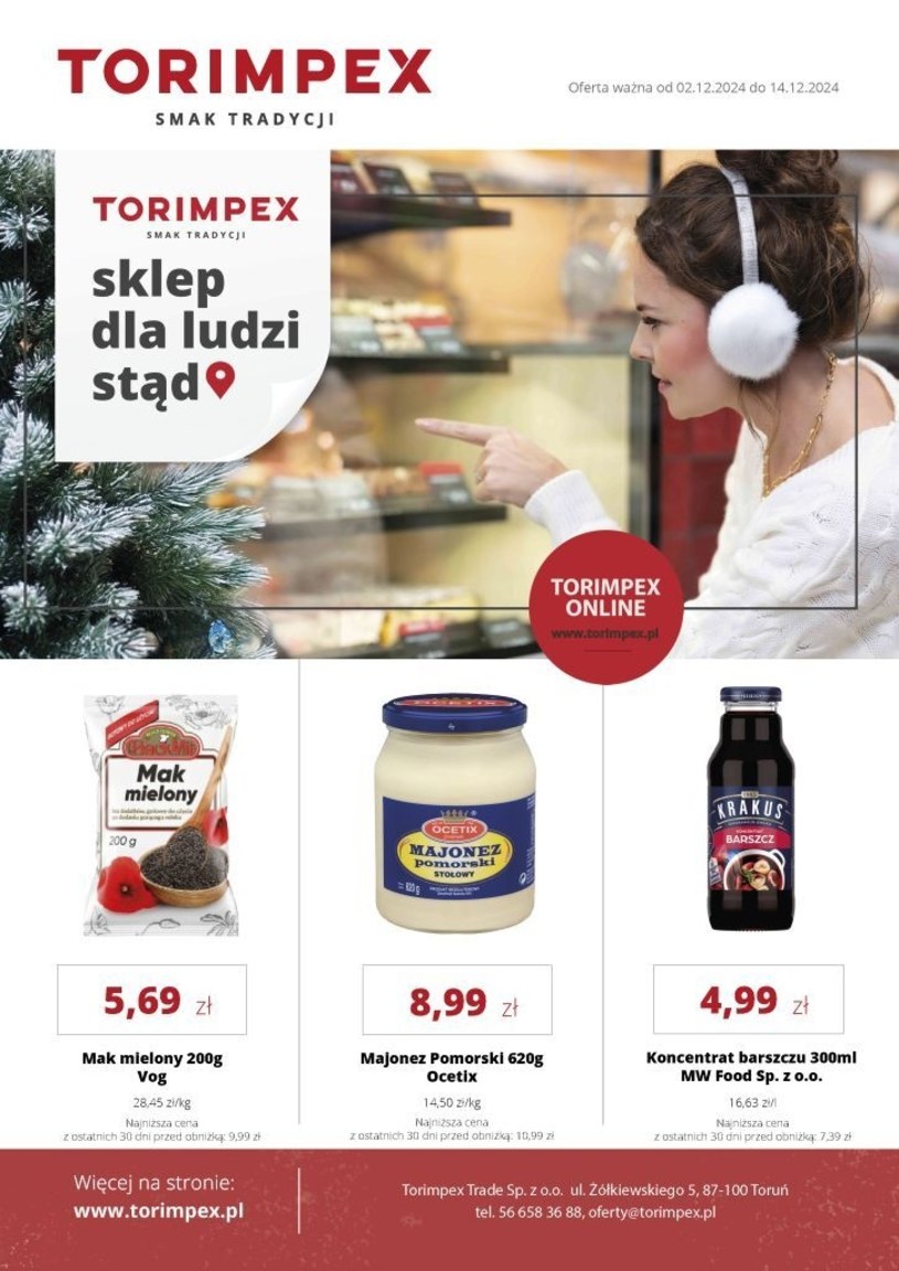 Gazetka promocyjna Torimpex - ważna od 02. 12. 2024 do 14. 12. 2024