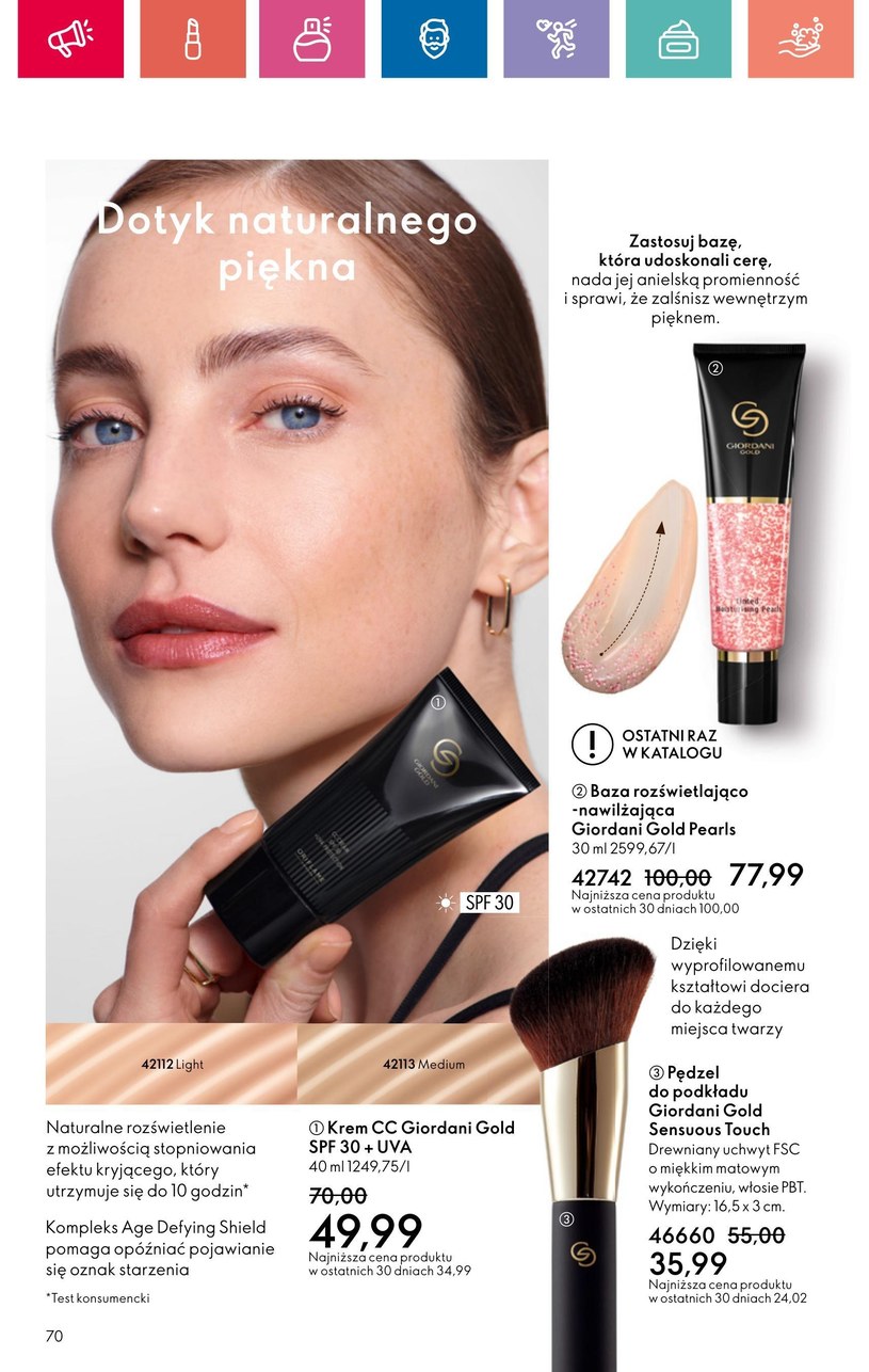 Gazetka: Oriflame - radość życia - strona 70