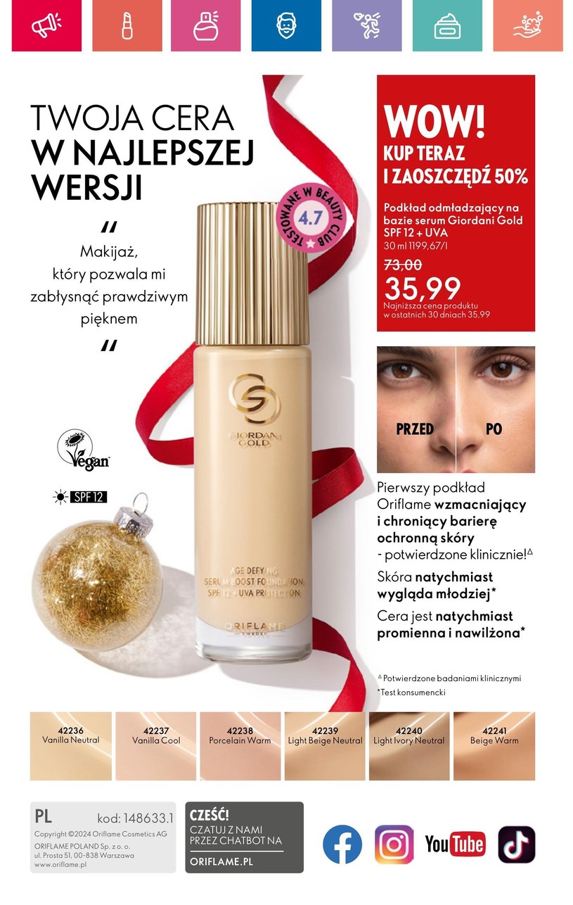 Gazetka: Oriflame - radość życia - strona 180