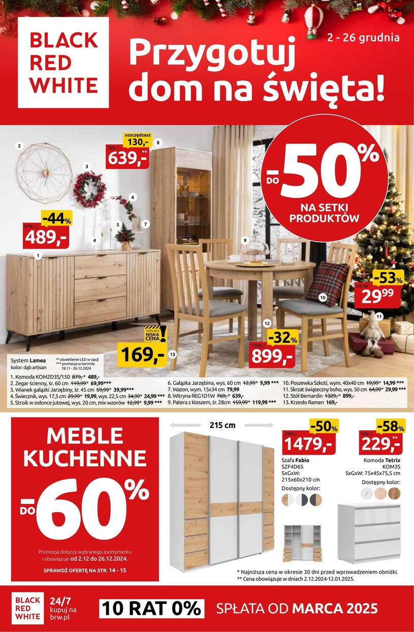 Gazetka promocyjna Black Red White - ważna od 02. 12. 2024 do 26. 12. 2024