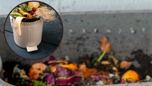 Nie musisz mieć ogrodu, by kompostować odpady. Ten kompostownik postawisz w kuchni