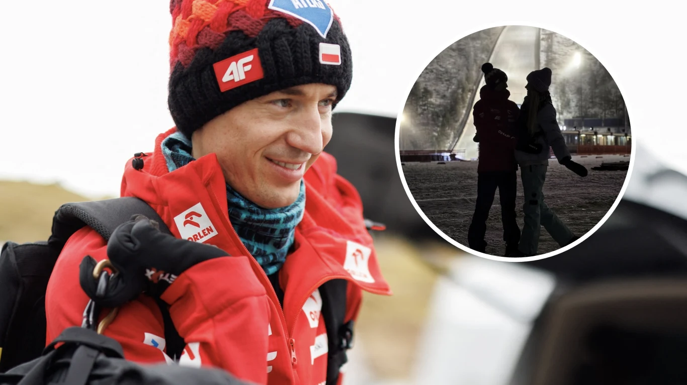 Kamil Stoch i Ewa Bilan-Stoch w Ruce Kamil Stoch i Ewa Bilan-Stoch w Ruce