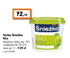 Farba akrylowa Śnieżka niska cena