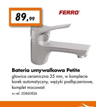 Bateria umywalkowa Ferro