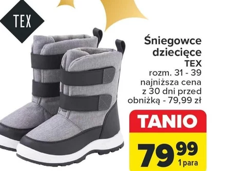 Śniegowce dziecięce TEX