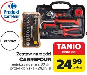 Zestaw narzędzi Carrefour niska cena