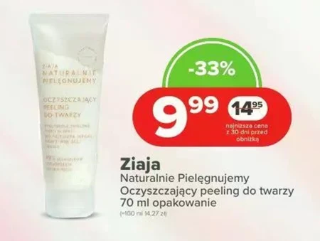 Ziaja Naturalnie pielęgnujemy Oczyszczający peeling do twarzy 70 ml