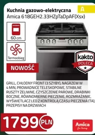 Kuchenka gazowo-elektryczna Amica