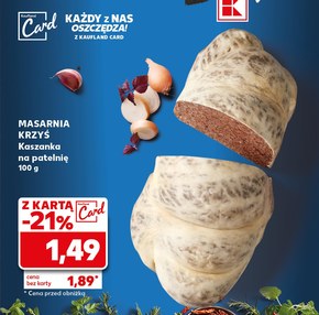 Kaszanka Masarnia Krzyś niska cena