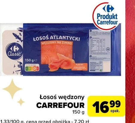 Łosoś wędzony Carrefour