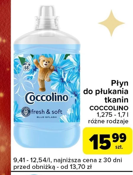 Płyn do płukania tkanin Coccolino