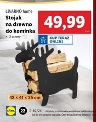 Stojak na drewno Livarno