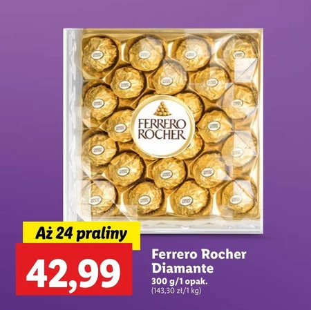 Ferrero Rocher Chrupiący wafelek z kremowym nadzieniem i orzechem laskowym w czekoladzie 300 g