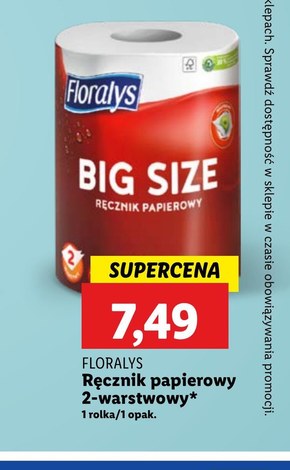 Ręcznik papierowy Floralys niska cena