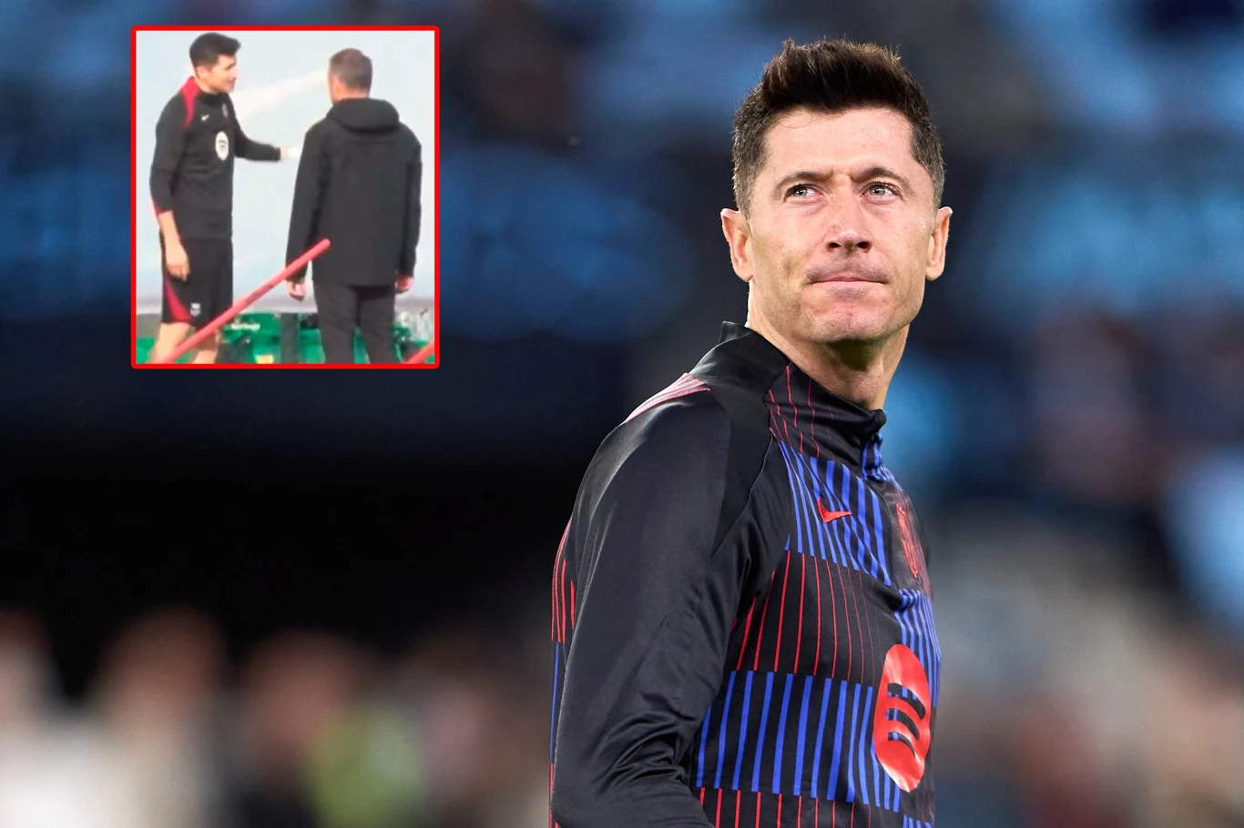 Robert Lewandowski i Hansi Flick