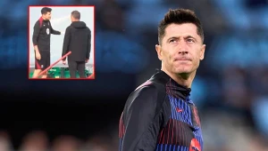 Robert Lewandowski i Hansi Flick