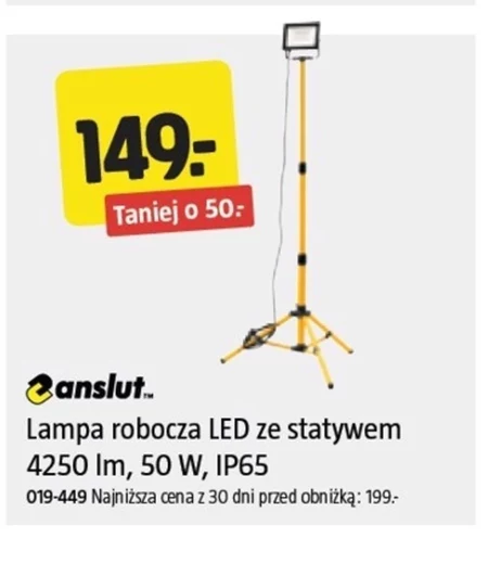 Lampa robocza Anslut