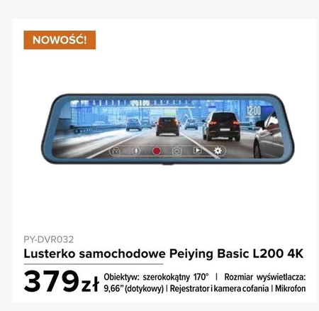 Lusterko samochodowe Peiying