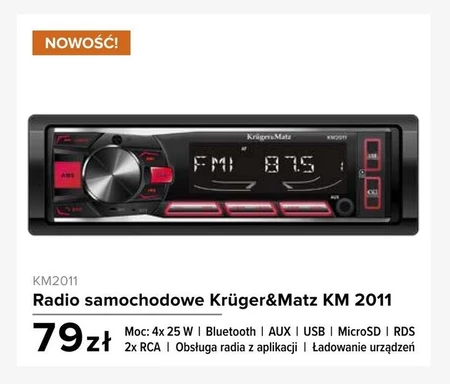 Radio samochodowe Krüger&Matz