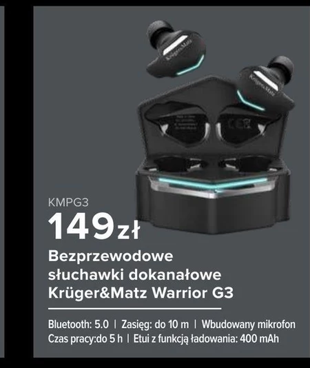 Słuchawki bluetooth Krüger&Matz