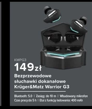 Słuchawki bluetooth Krüger&Matz